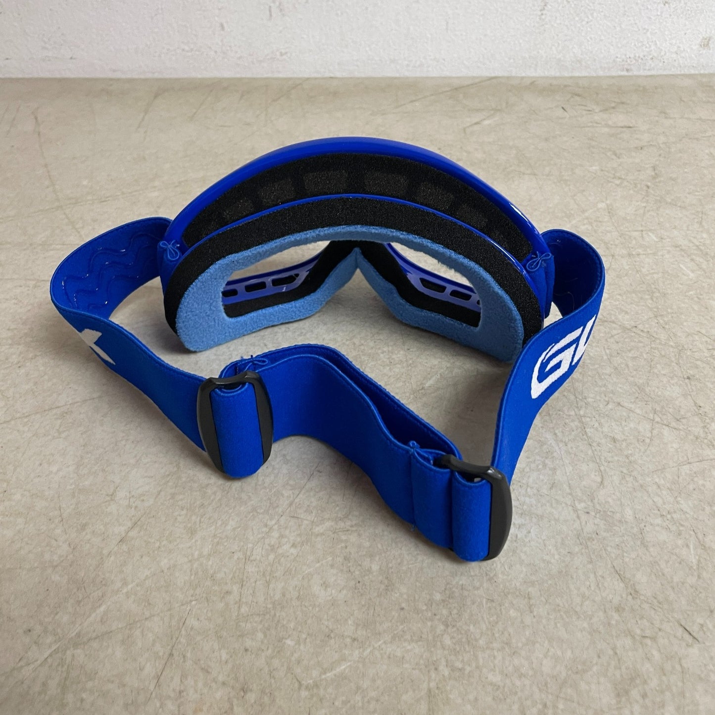 GLX YH15 Kids ATV Dirt Bike Goggles Anti-Fog Impact Resistant Blue One Size