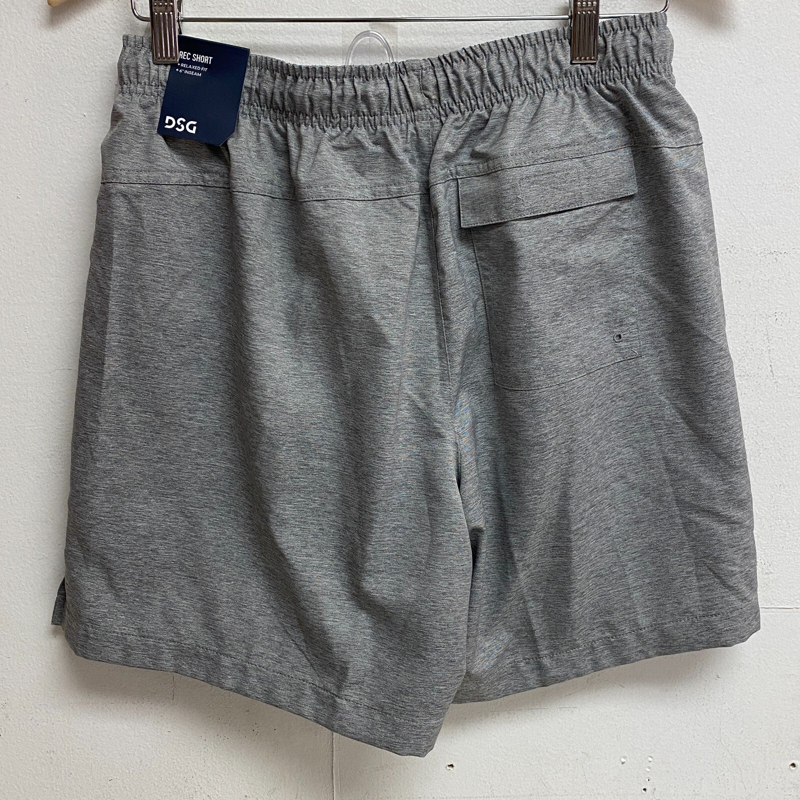 DSG Men's 6" Rec Shorts Mid Heather Gray DAM12111H BRAND NEW