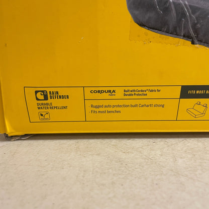 Carhartt Universal Fitted Bench Seat Cover Nylon Duck Canvas Gravel Gray