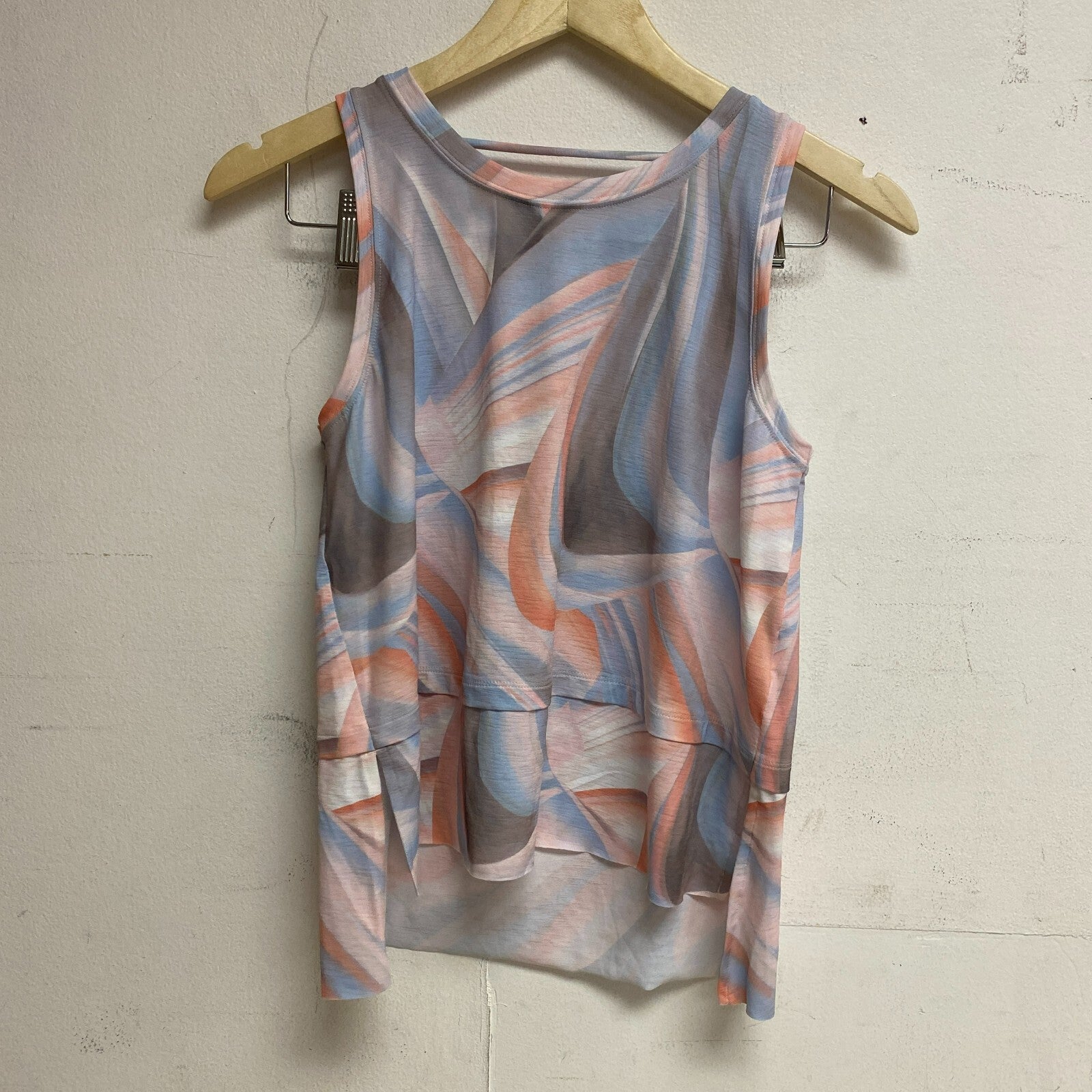 Calia Womens Trapeze Performance Tank Top Mother Of Pearl Sleeveless WAX11268PRT