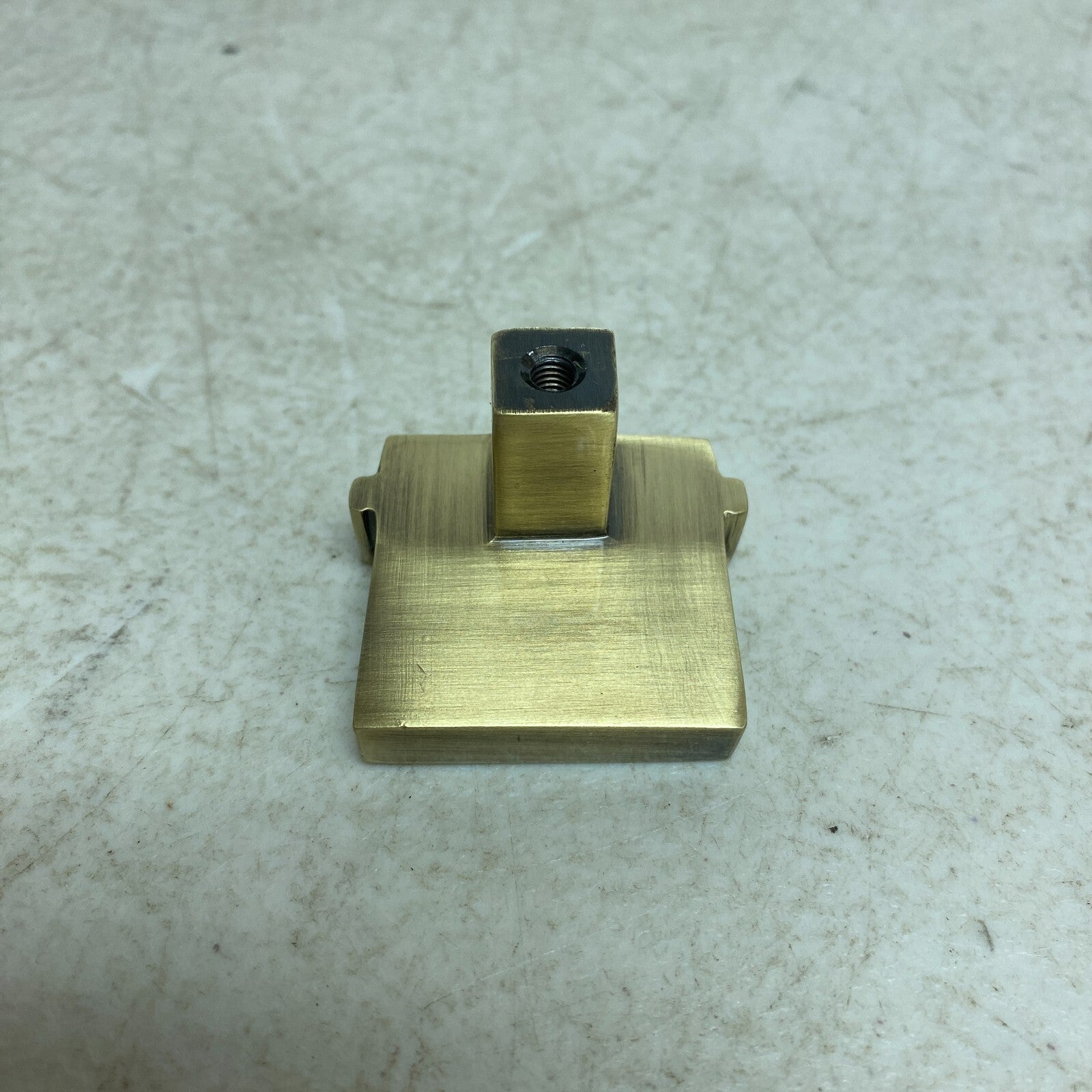 Signature Hardware Brass Knob - 1-1/4'' - Antique Brass,  MODEL: MNG-304-KNOB-AB