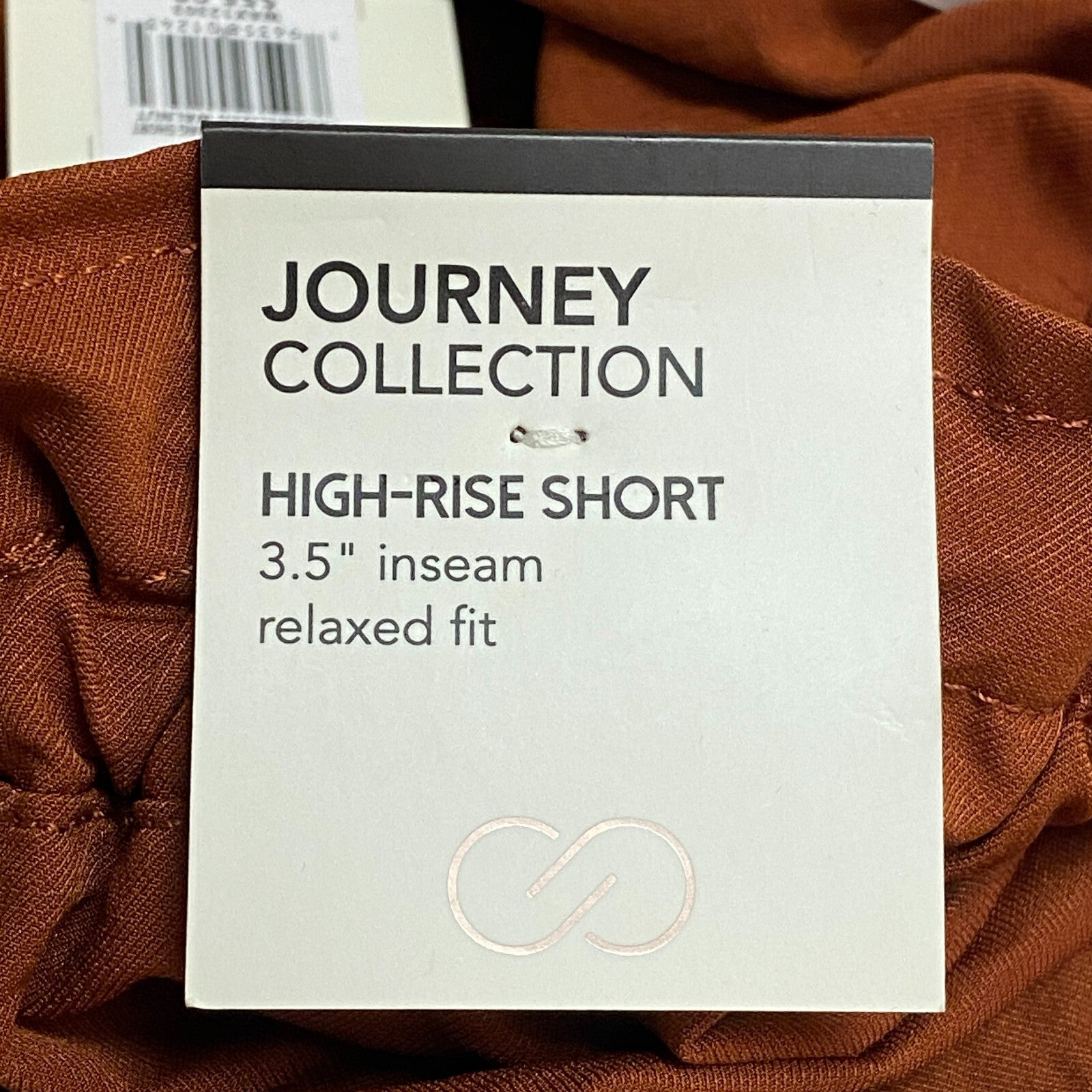 Calia Womens Woven Paperbag Short Caramelized Walnut Relaxed Solid WAX12303