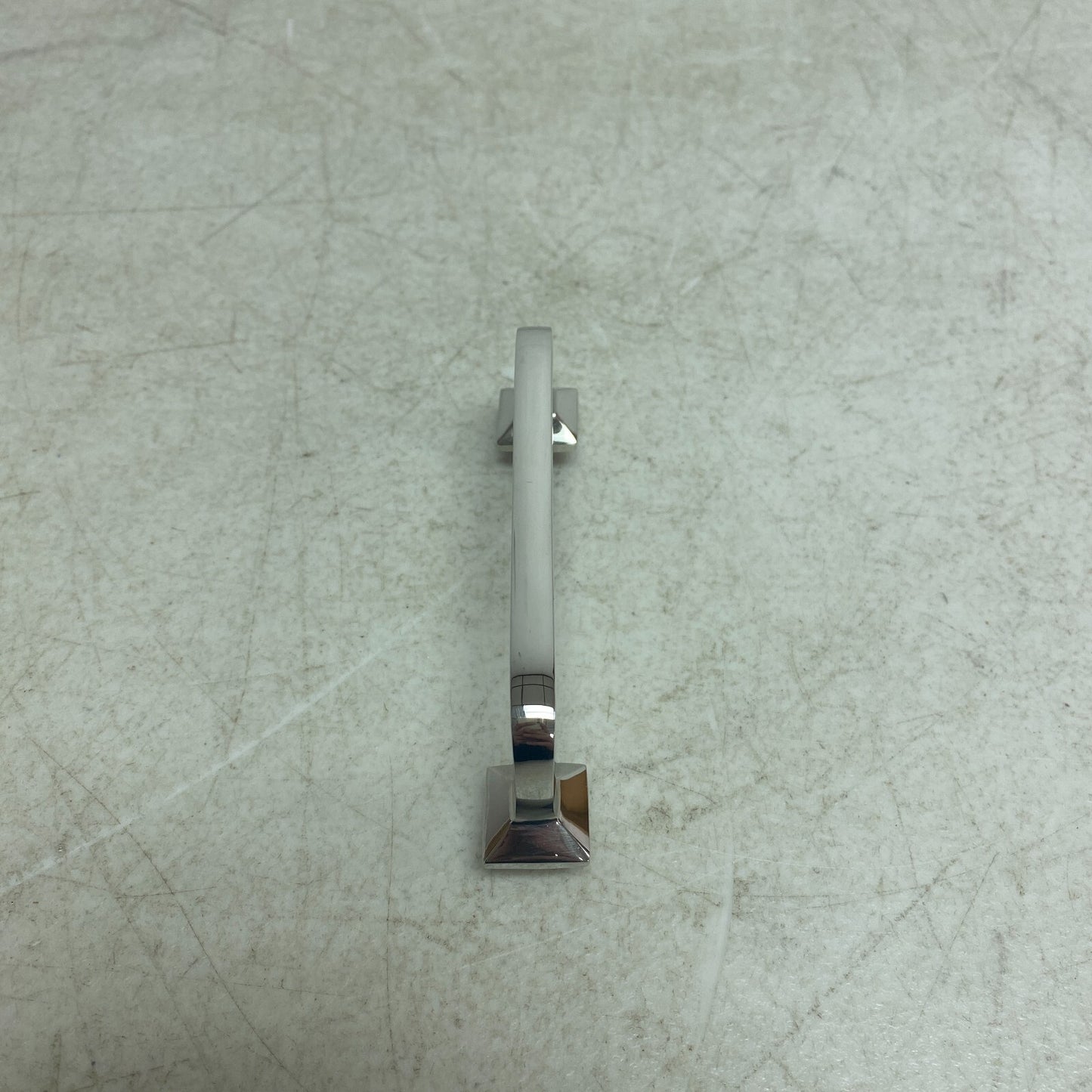 Signature Hardware 4'' Klein Solid Brass Cabinet Pull - Polished Nickel