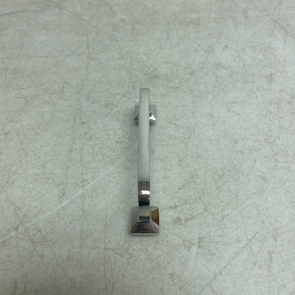 Signature Hardware 4'' Klein Solid Brass Cabinet Pull - Polished Nickel
