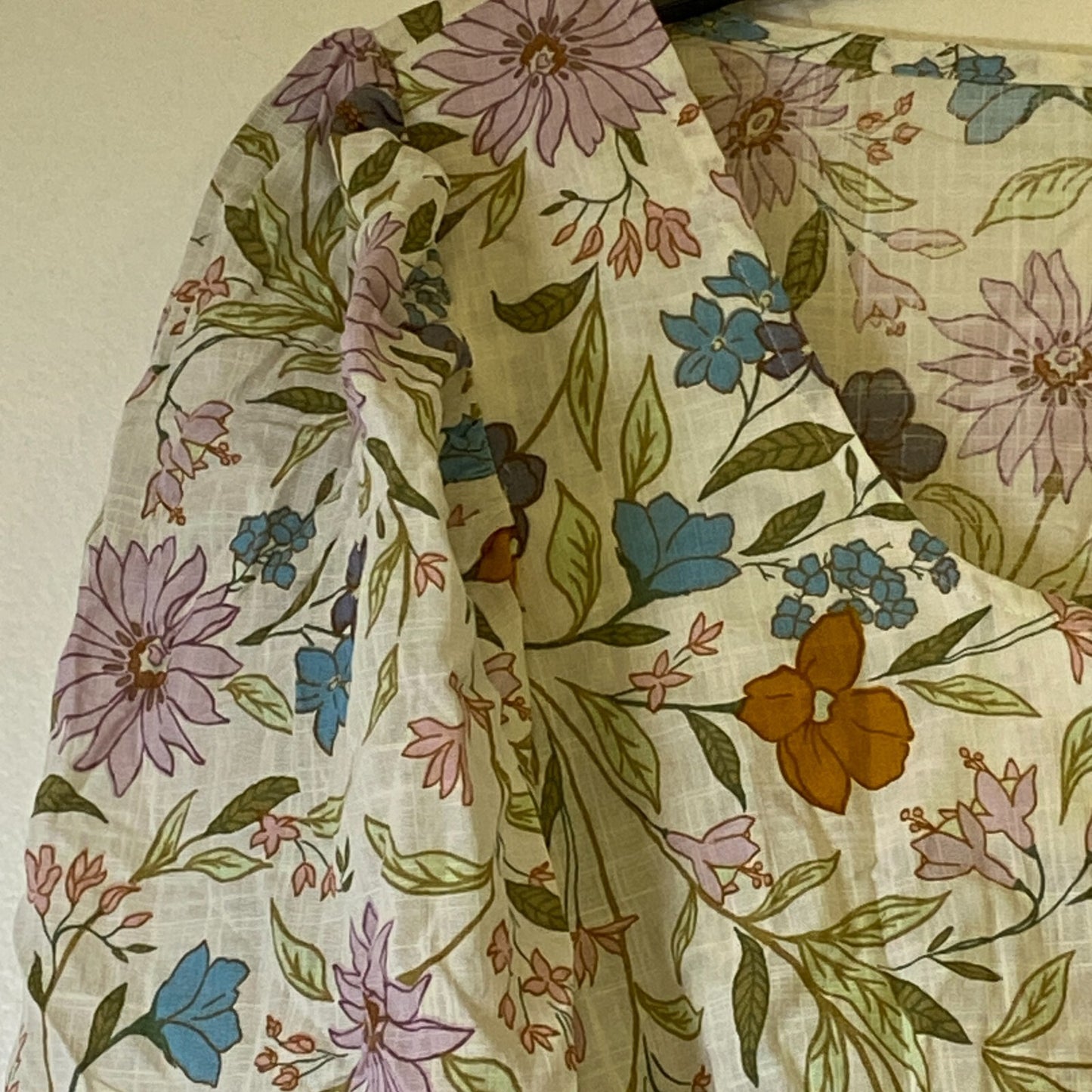 Ana A New Approach Womens Square Neck Long Sleeve Peplum Top Size 0X Color White