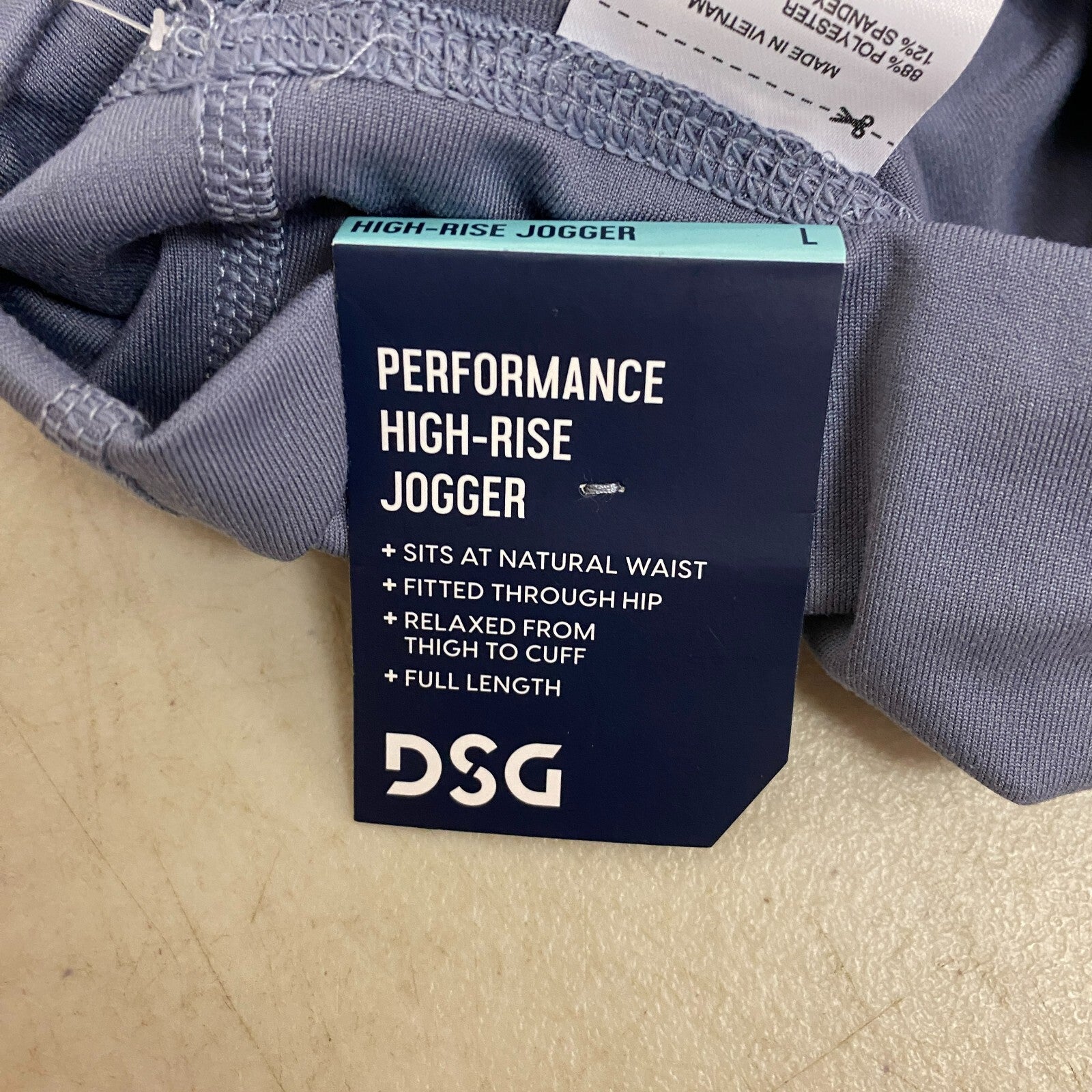 DSG GIRLS Knit Jogger Yoga Pants Shark Bite Performance Relaxed Solid DAG22105