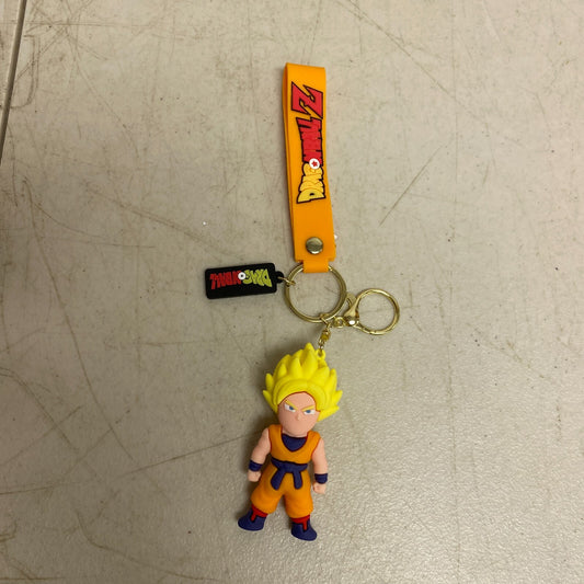 New Assorted Silicone 3D Dragon Ball Z Keychain With Super Saiyan Goku Accessory
