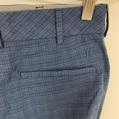 Walter Hagen Mens Perfect 11 Tonal Plaid Short Navy MGA14163