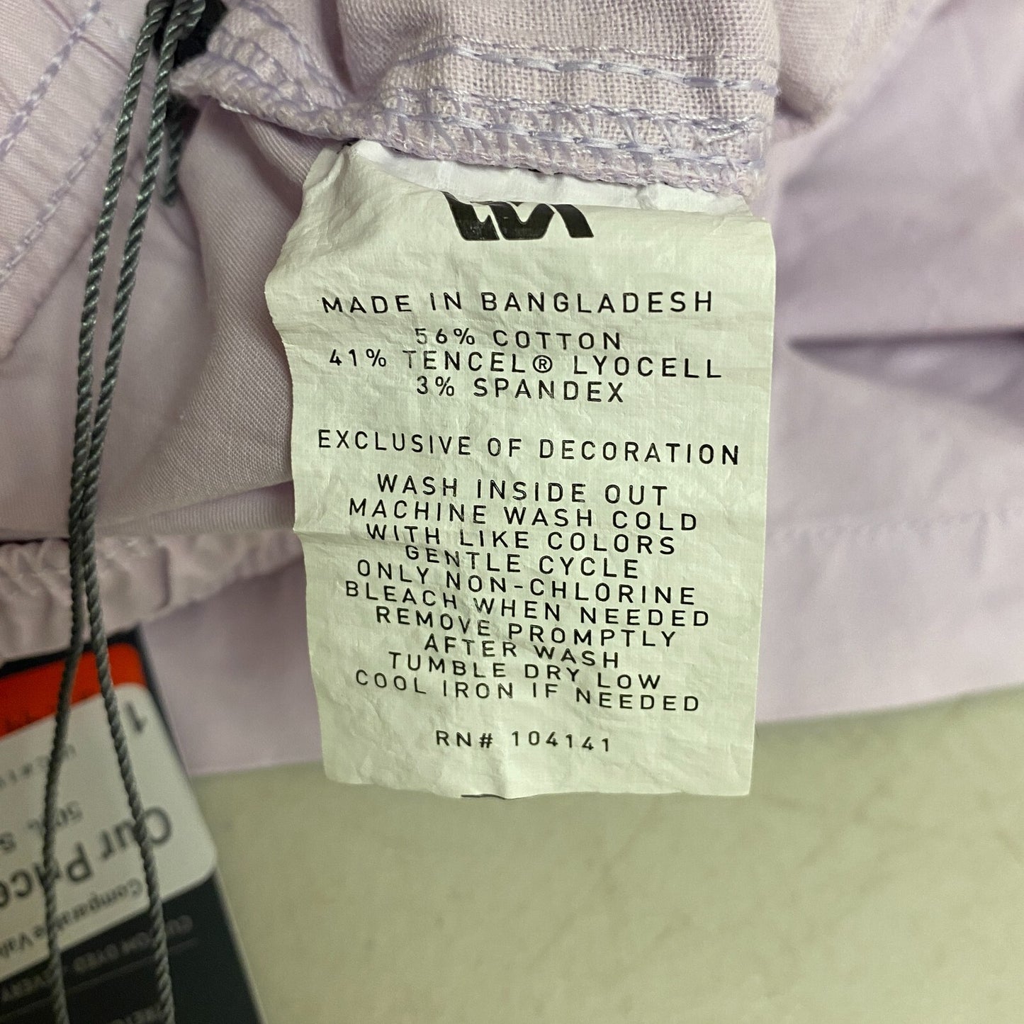 VRST Men's 7" Easy Relaxed Fit Elastic Waist Short Mellow Lilac MAX100429 New