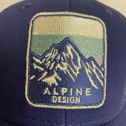 Alpine Design AD Washed Mesh Trucker Cap Navy ADMA8015