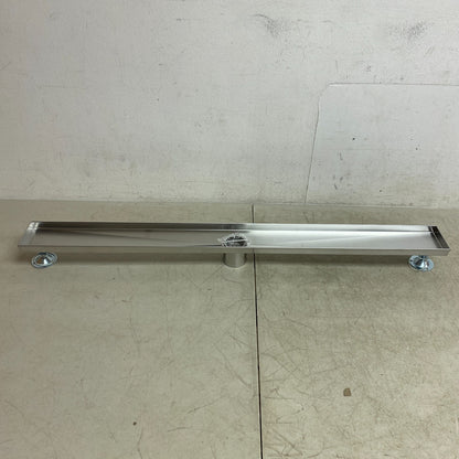 Signature Hardware 36" Cohen Linear Tile-In Shower Drain - Brushed Stainless SS