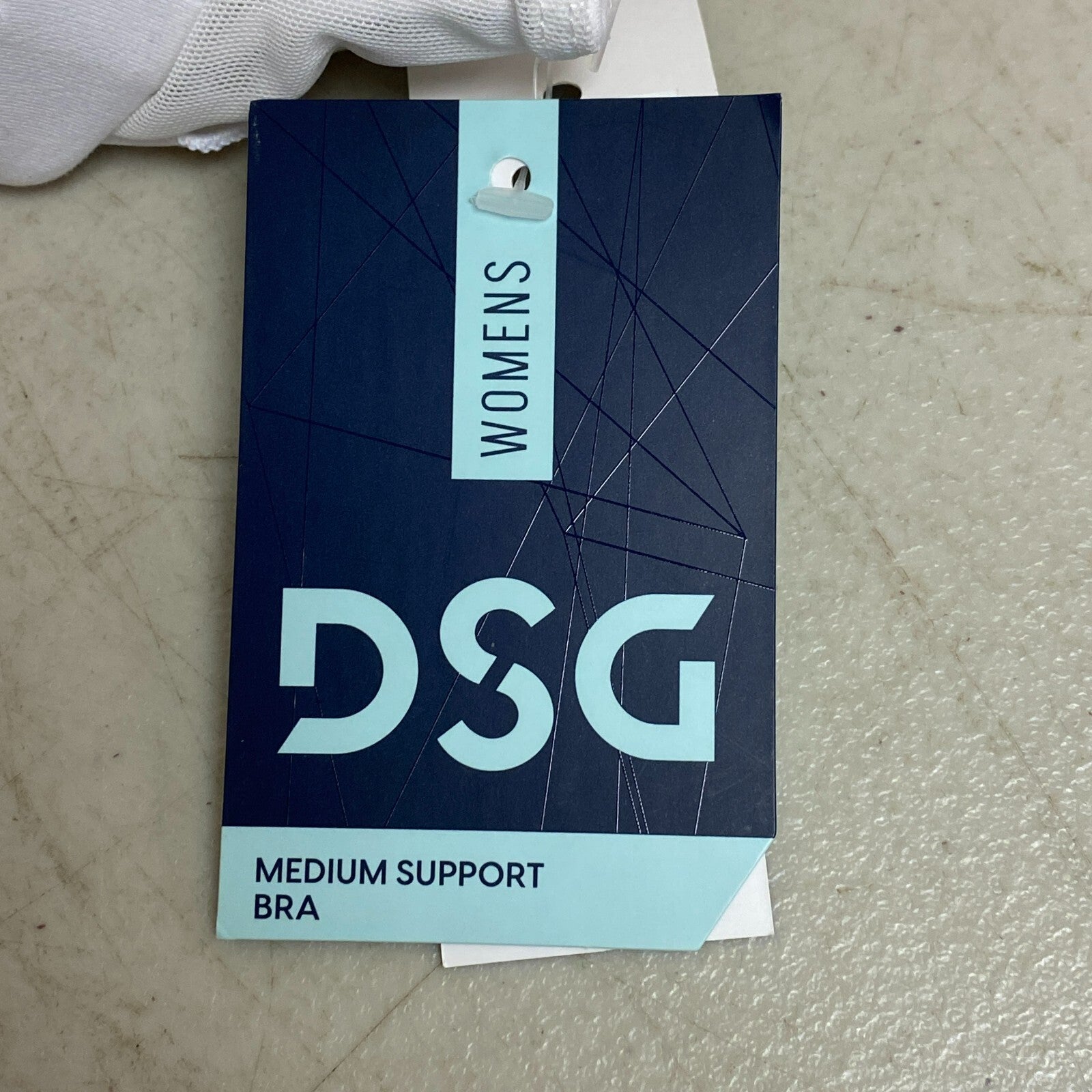 DSG Womens Aspire Bra Pure White Solid Racerback Stylish Trendy DAW12702