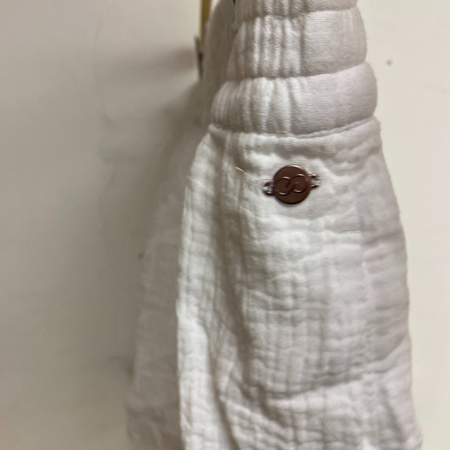 Calia Women Inverted Pleat Pull on Short Pure White Solid WSA23918N