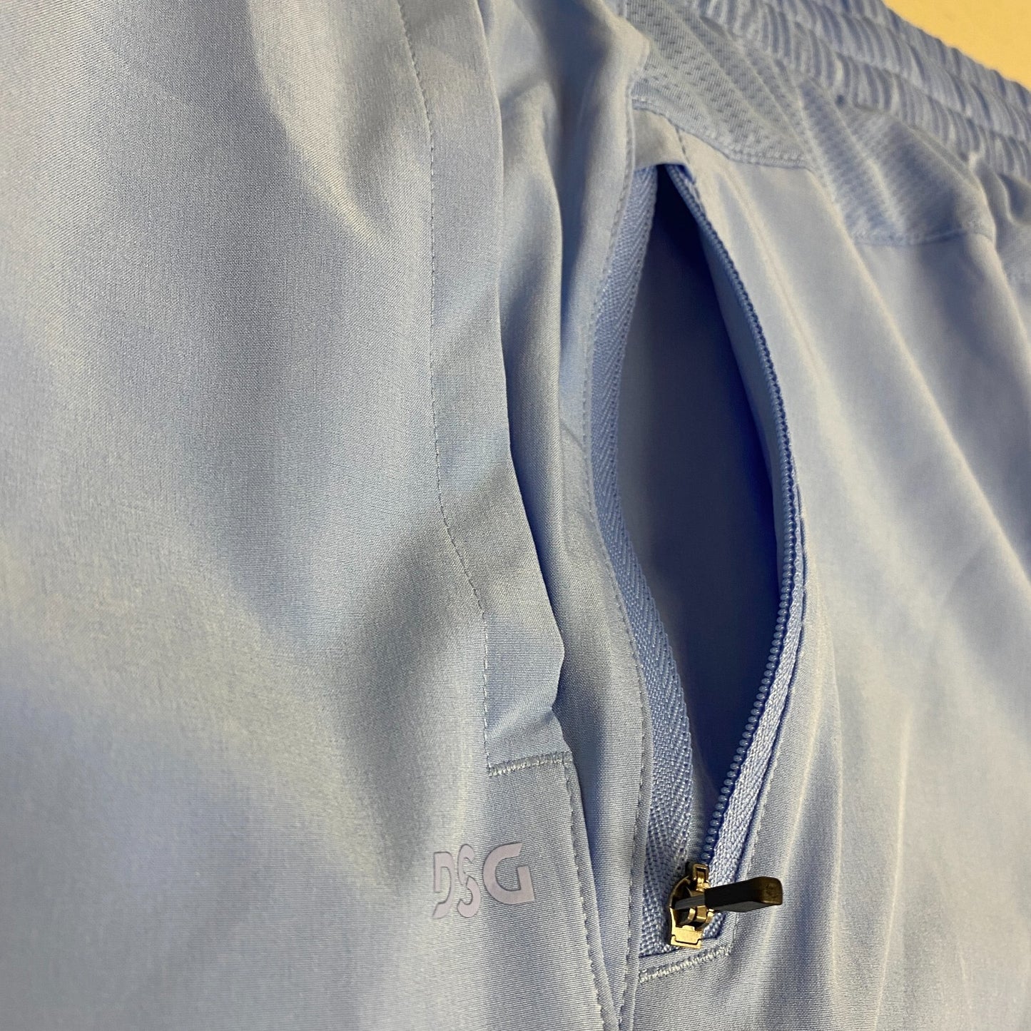 DSG Men's 6â Training Agility Shorts Athletic Fit Misty Cerulean DAM13102