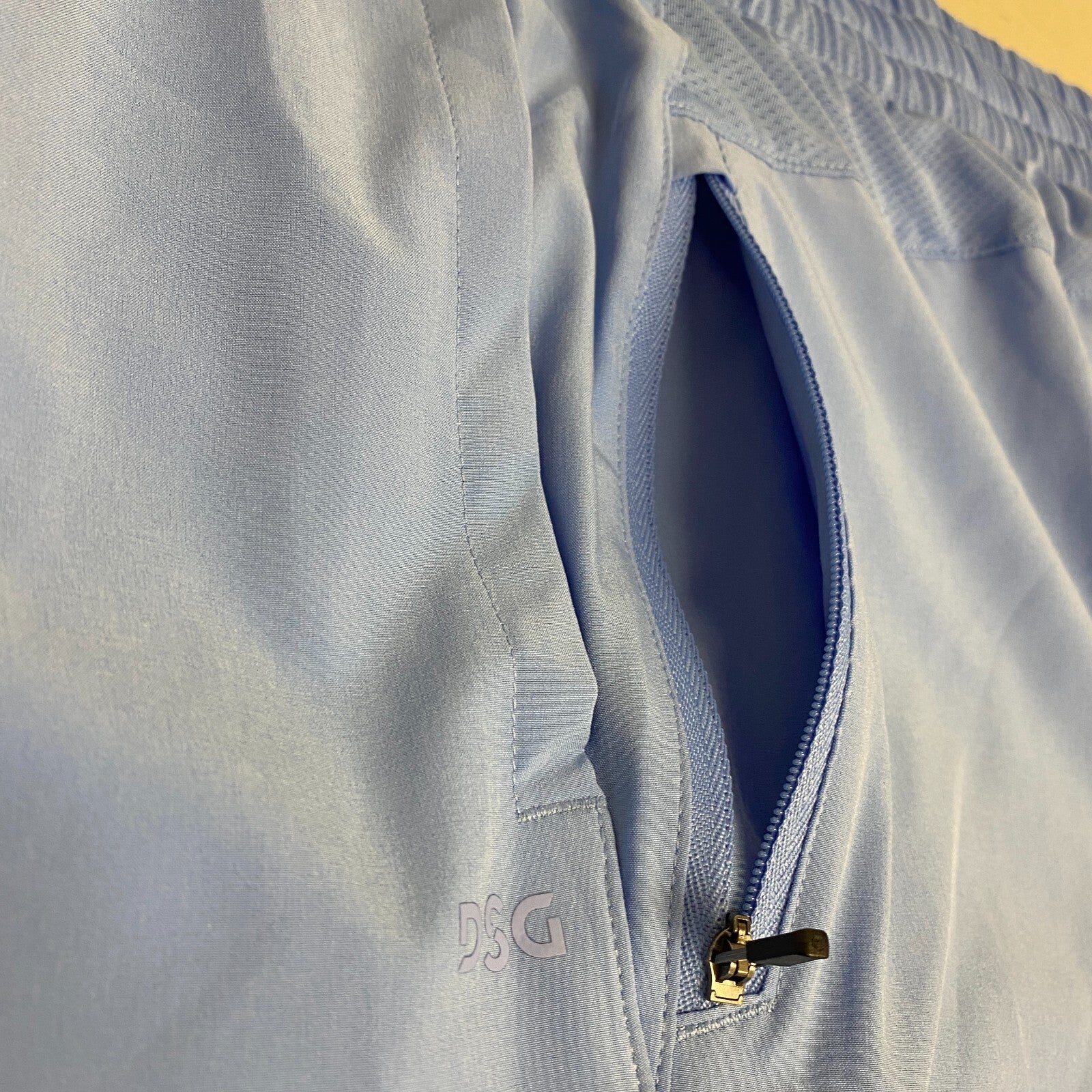 DSG Men's 6â Training Agility Shorts Athletic Fit Misty Cerulean DAM13102