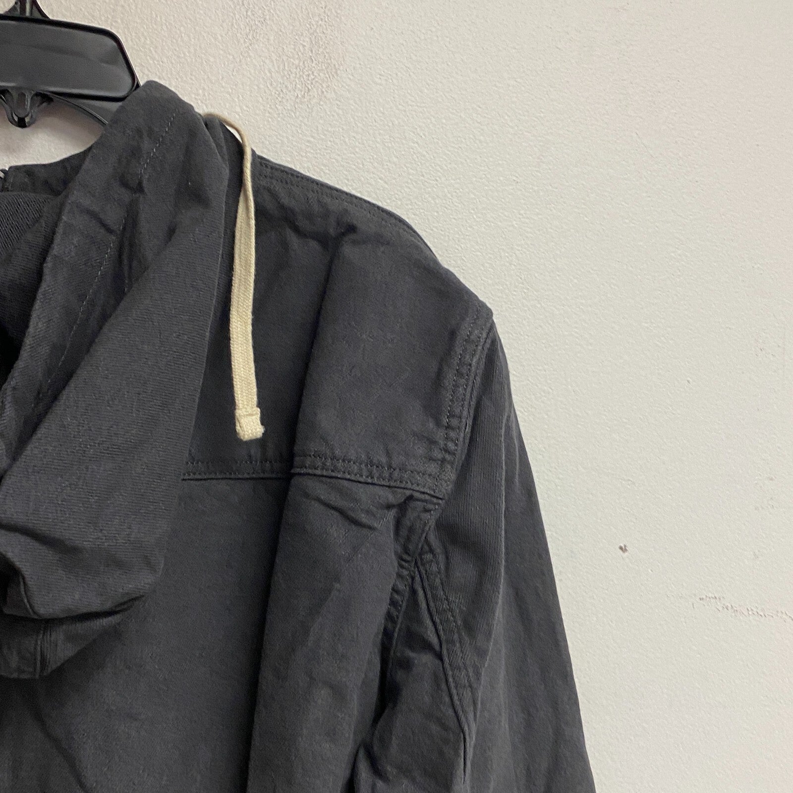 Mutual Weave Men's mid-weight Shirt Jacket Size XXL Color Black Iron Marl