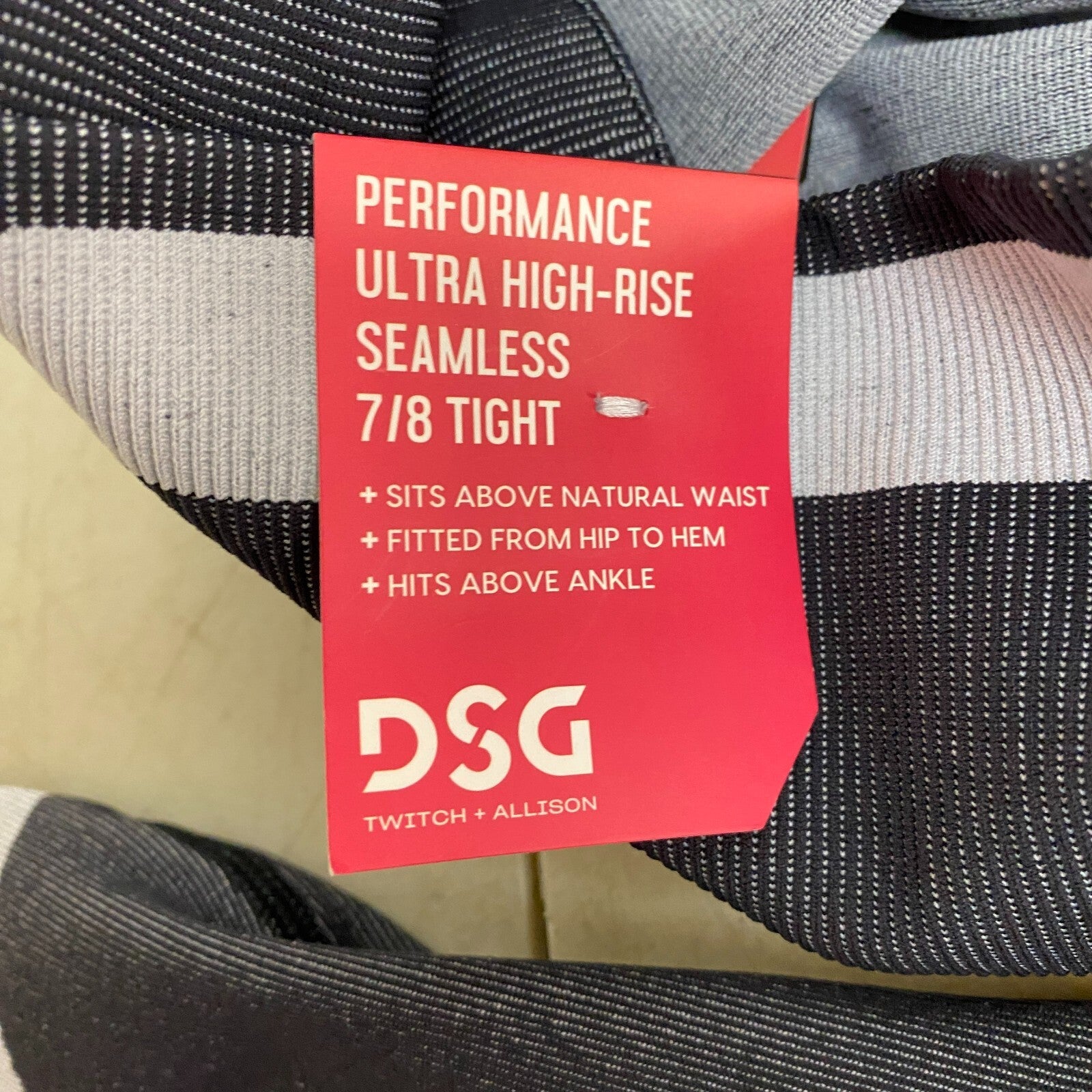 DSG Twitch + Allison Womens Seamless Tight Pure Black Stylish BOSSW13307