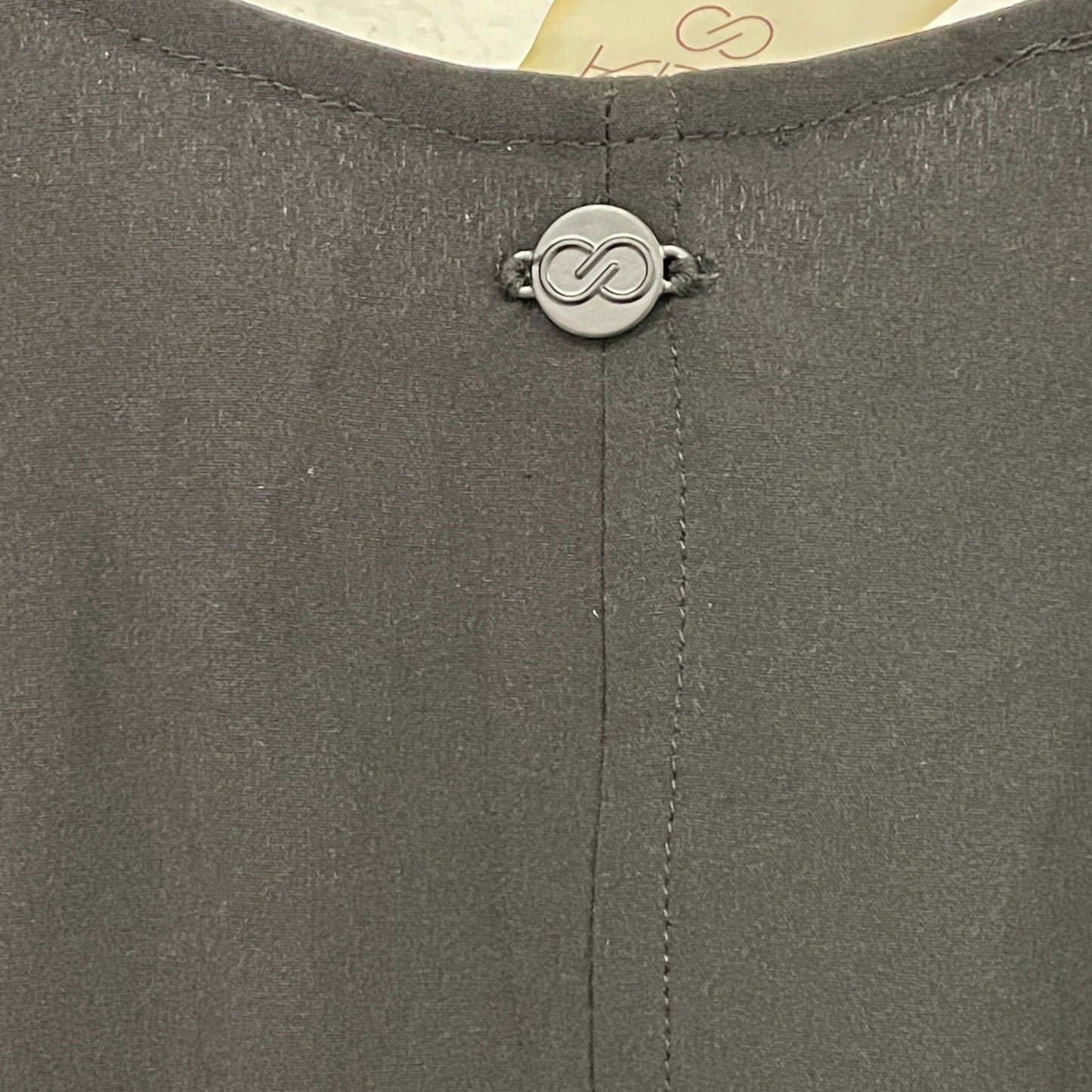 Calia Journey Womenâs Double Scoop Dress Pure Black WAX15033 NWT