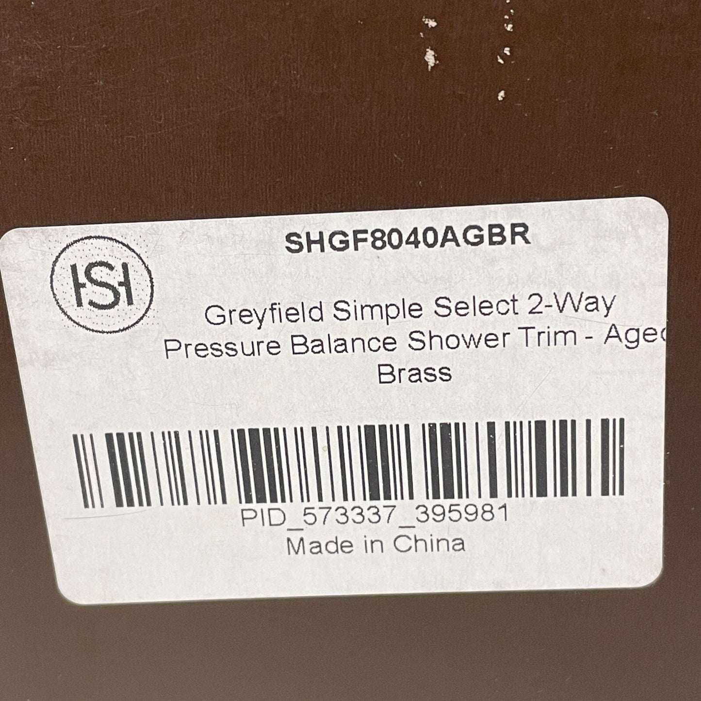 Signature Hardware Greyfield Simple Select 2‑Way Pressure‑Balance Shower Trim...