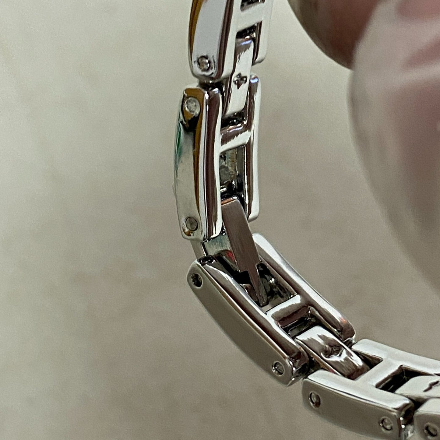 Armitron Women's 75/3531 Swarovski Crystal Acc SILVERT-Tone Bangle Watch R15