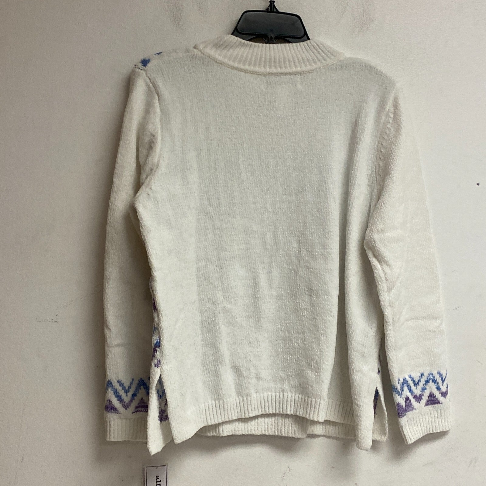 Alfred Dunner Women's Long Sleeve Cable Knit Turtle Neck Sweater Sz PL Color Ivy