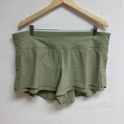 Calia Womens 3" Inseam Kick it Up Short Smudge Sage Relaxed Fit Solid WAX12261