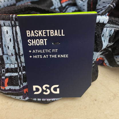 DSG Boys Mesh Basketball Shorts Rad Plaid Multi Training Athletic DAB13107PRT