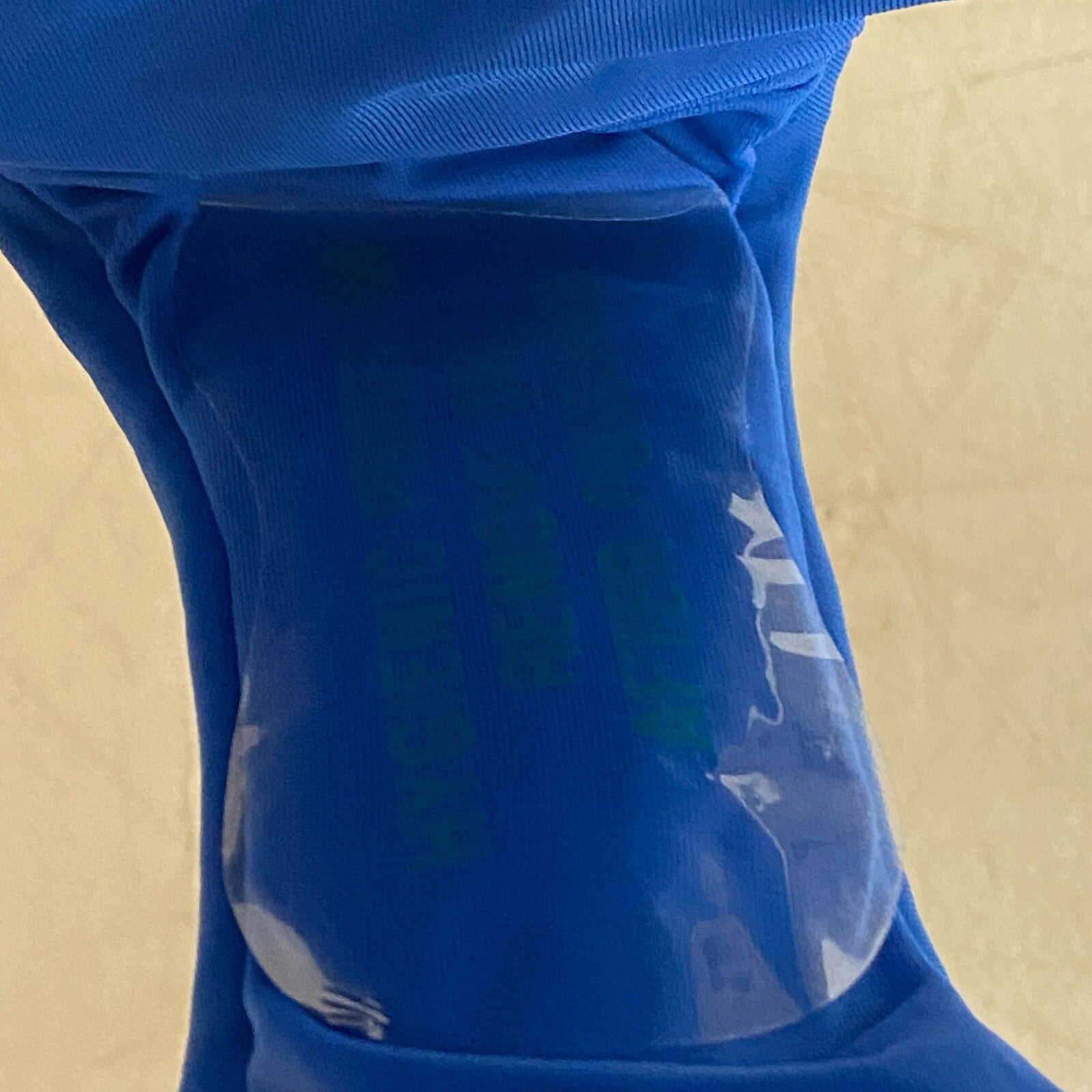 CALIA Women's High Rise Shirred V Front Swim Bottom Royal Blue WSA23407 New!