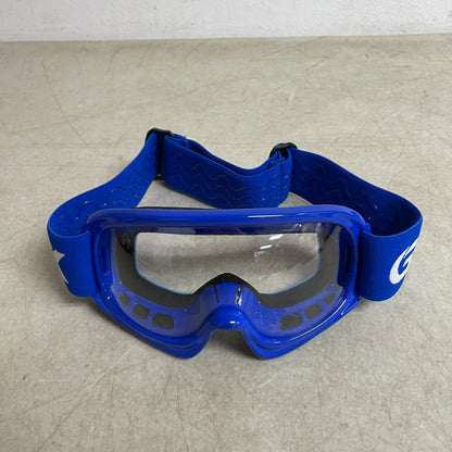 GLX YH15 Kids ATV Dirt Bike Goggles Anti-Fog Impact Resistant Blue One Size