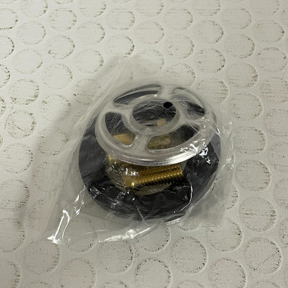 Signature Hardware ABS Cable Drain & Overflow Aged Brass Deep Alcove Tub