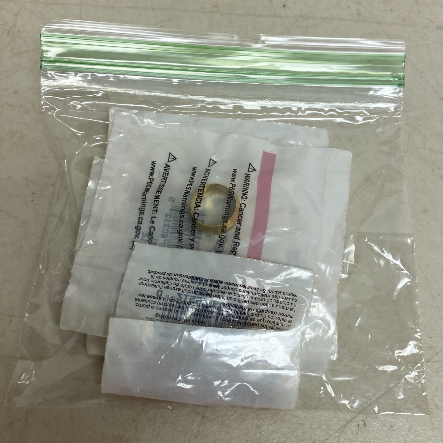 Edelmann 160920 Brass Compression Ferrule Sleeve 3/4" Hydraulic Tube 4 Pack