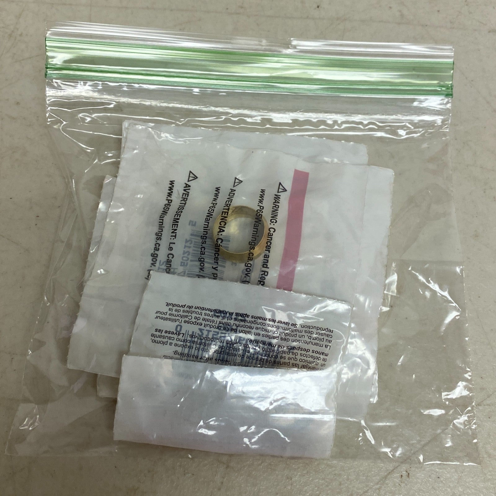 Edelmann 160920 Brass Compression Ferrule Sleeve 3/4" Hydraulic Tube 4 Pack