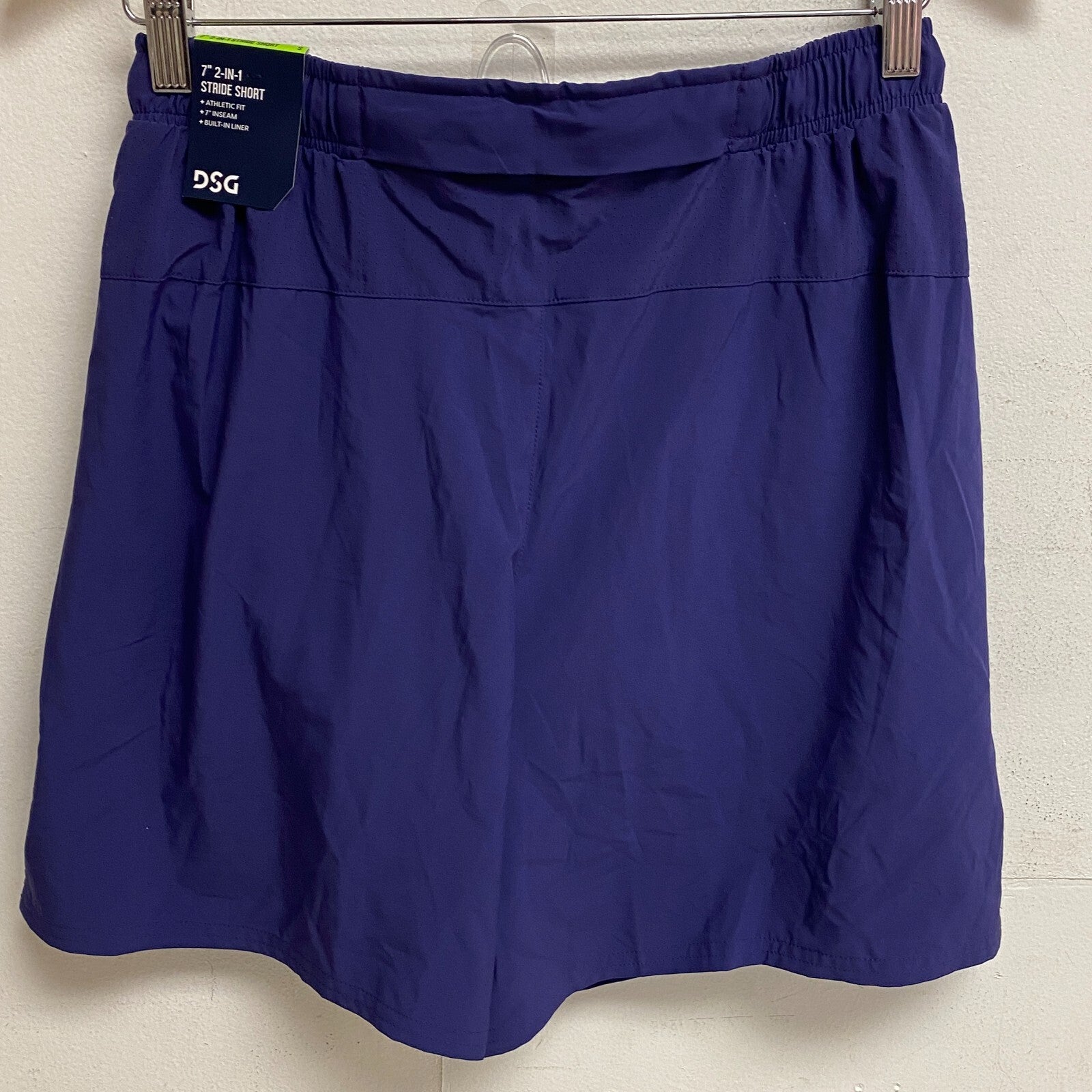 DSG Men's 7" 2-in-1 Stride Run Shorts Midnight Purple / Charcoal DAM12208HL