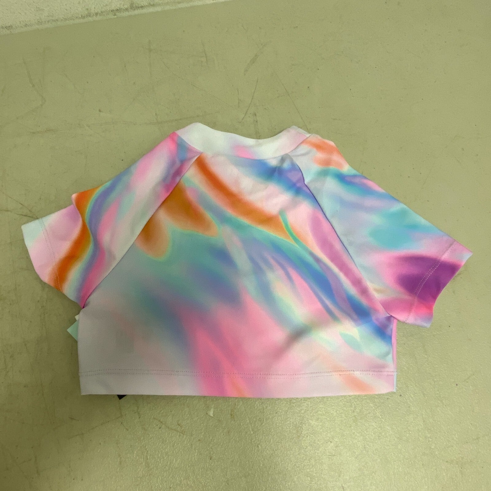 DSG Girls Crop Short Sleeve Swim Top Rash Guard Digital Gamer DSG8100PRTZ New