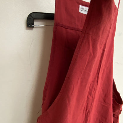 Aedvoouer Women's Jumpsuits Overalls Plus Size Wide Leg Loose Cotton size XXL