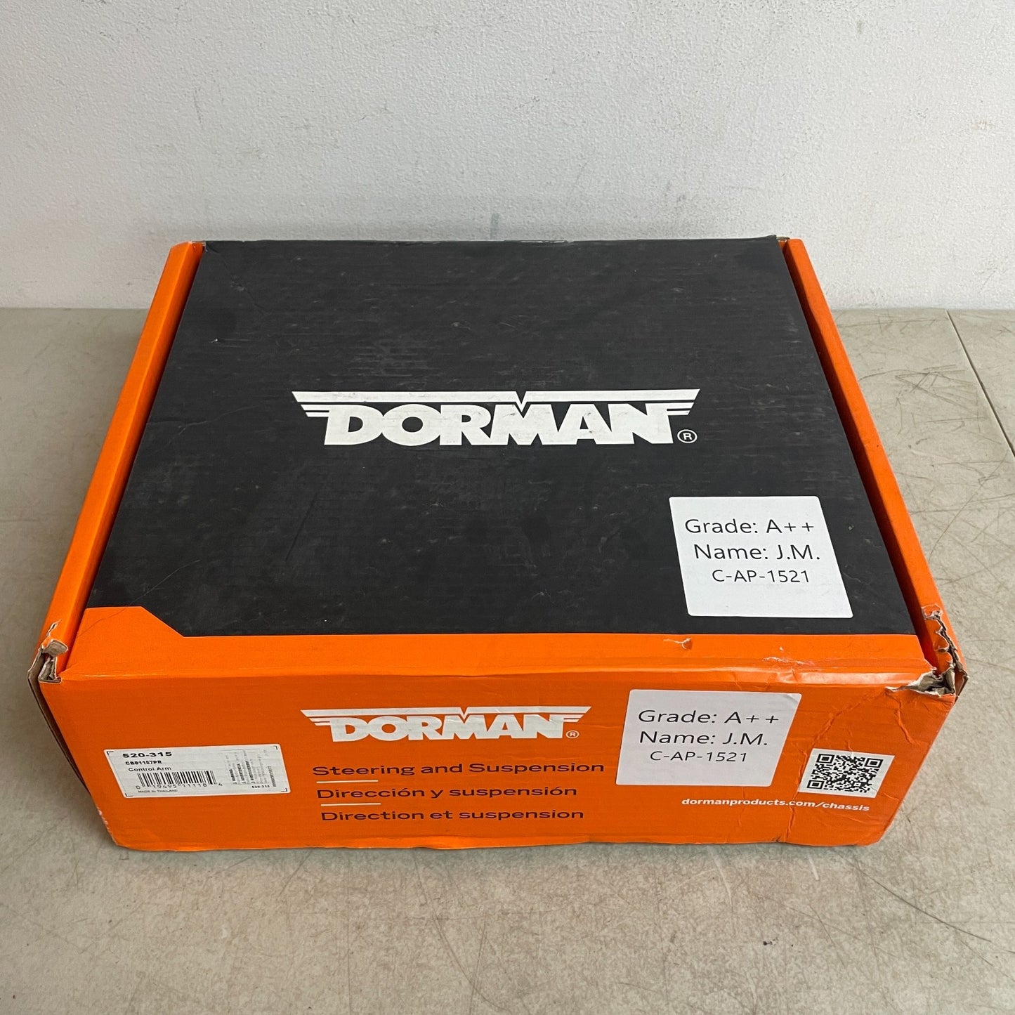 Dorman 520-315 Front Upper Left Control Arm & Ball Joint B150 B3500 Van