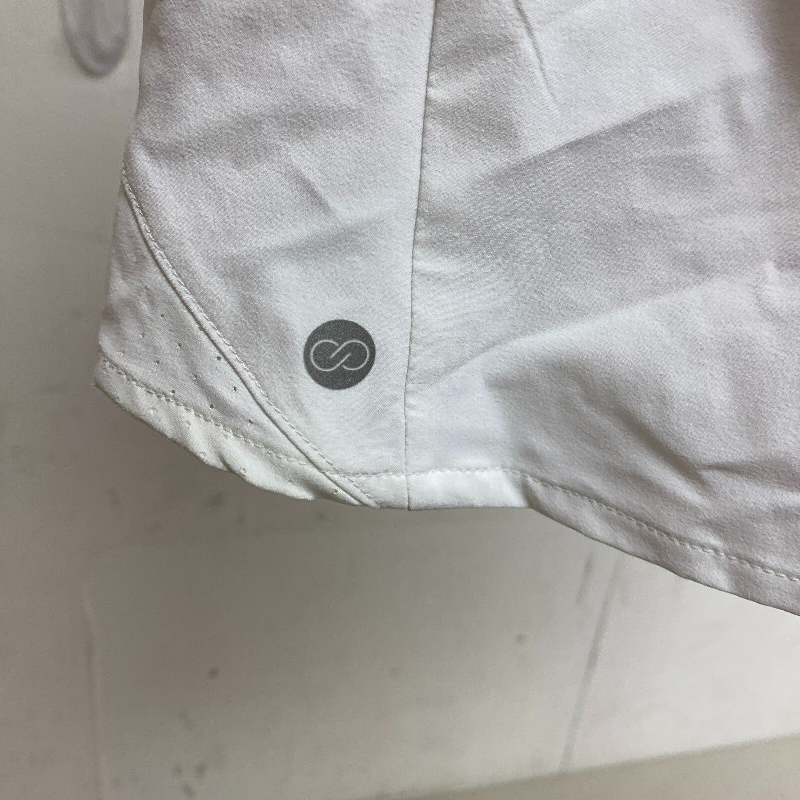 CALIA WOMENS LR INFINITY SHORT PURE WHITE Solid WAS12387W