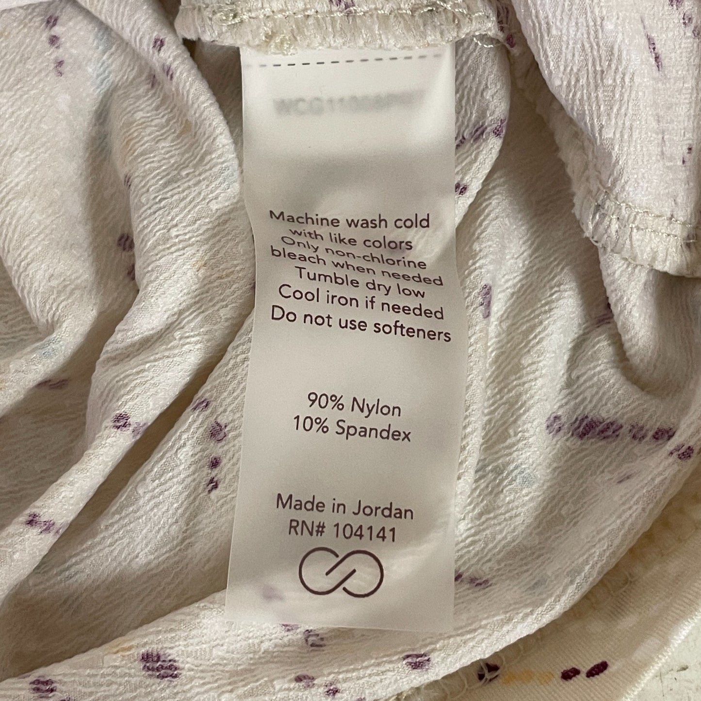 CALIA Women's UV Long Sleeve 1/2 Zip Shirt Mark Making Birch WAX71204 Size XS