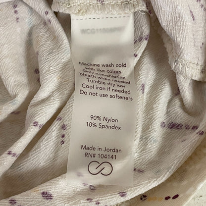 CALIA Women's UV Long Sleeve 1/2 Zip Shirt Mark Making Birch WAX71204 Size XS