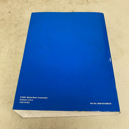 Mazda MX-5 Miata MX-5 2003 Workshop Manual 9999-95-042B-03 , #575-1CP