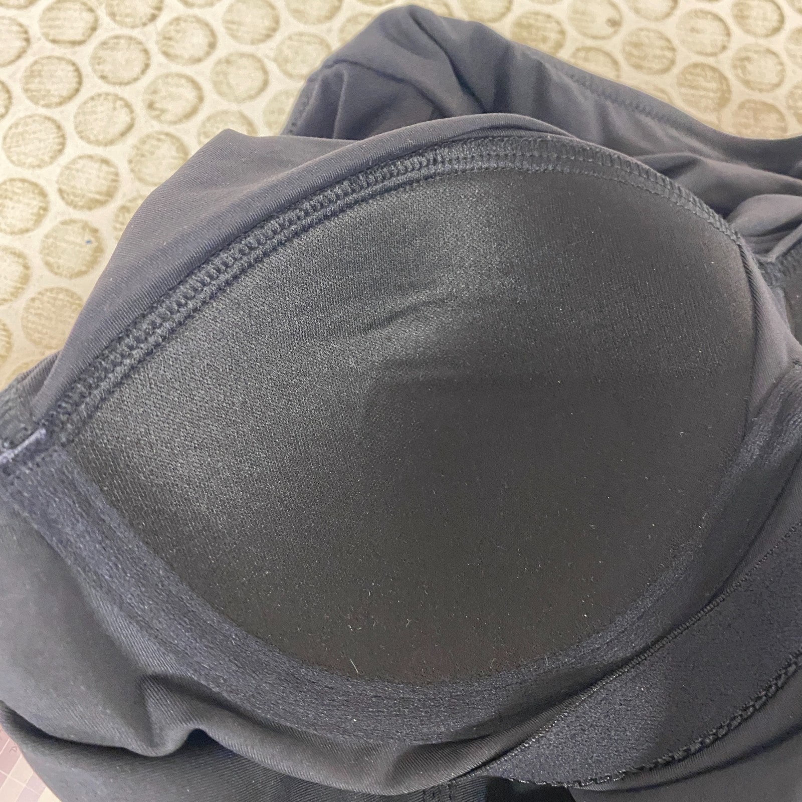 CALIA Womenâs Seamed Power Sculpt One Piece Swimsuit Pure Black Size WSA22102