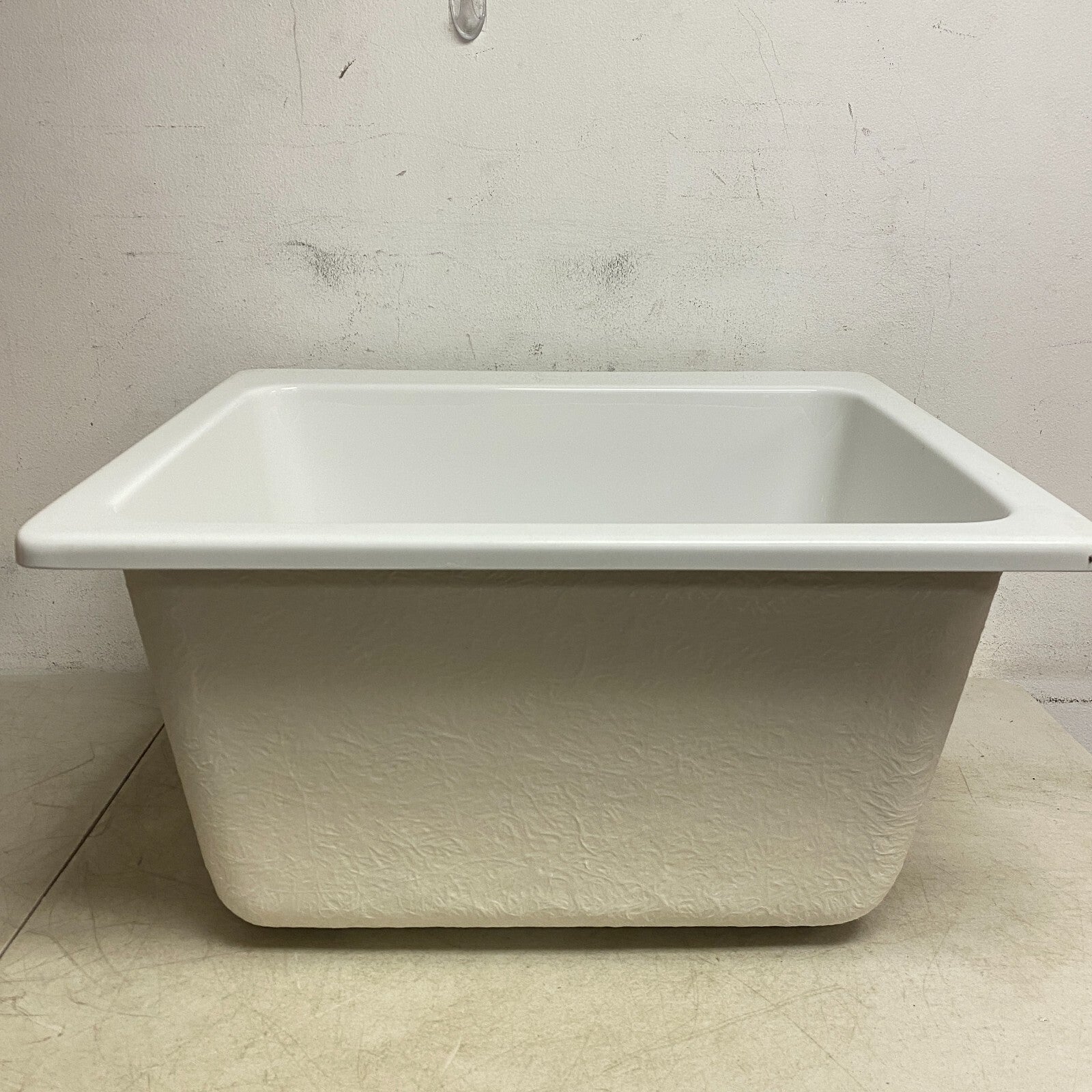 Signature Hardware Medford Acrylic Dual-Mount Laundry Sink-Drop-In or Undermount