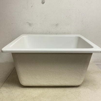 Signature Hardware Medford Acrylic Dual-Mount Laundry Sink-Drop-In or Undermount