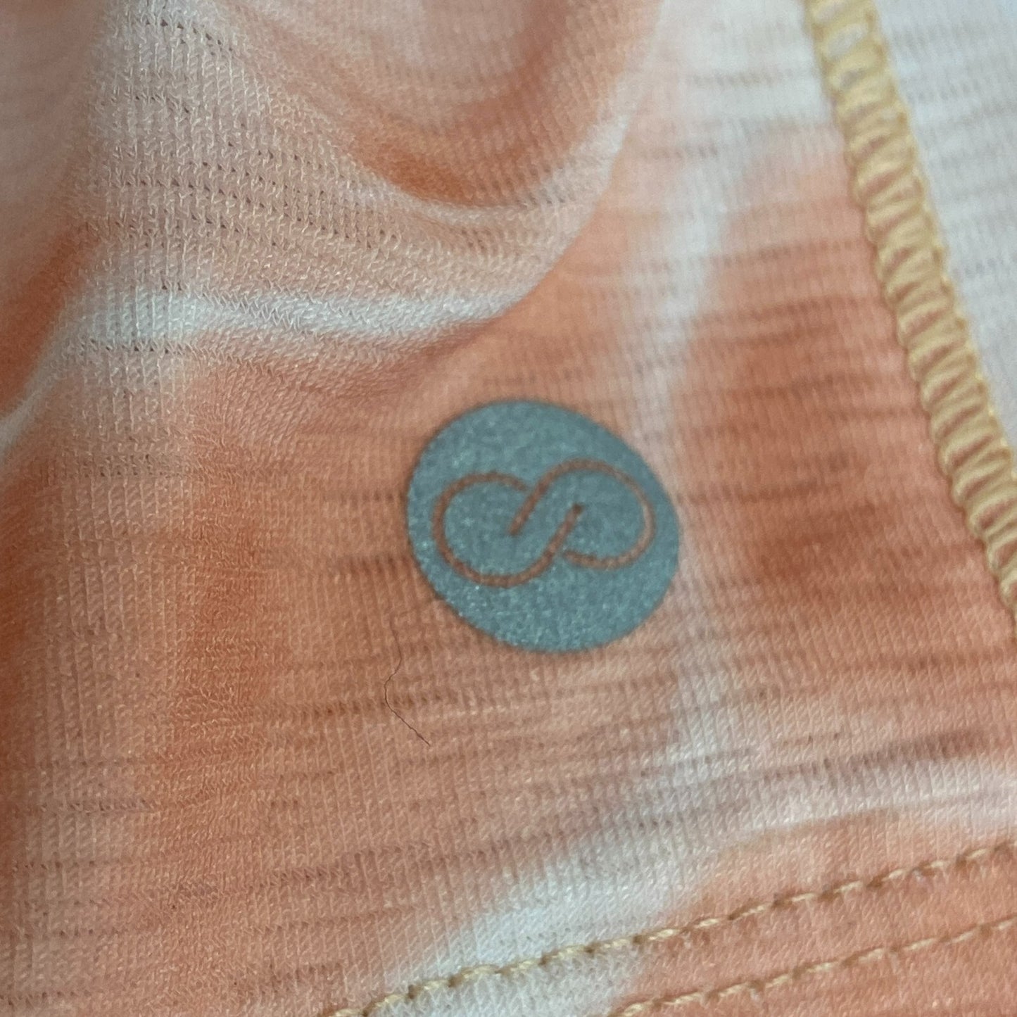 Calia Womens Split Back Muscle Tank Aquatic Coral Peach Sleeveless WAX11223PRT