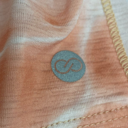 Calia Womens Split Back Muscle Tank Aquatic Coral Peach Sleeveless WAX11223PRT