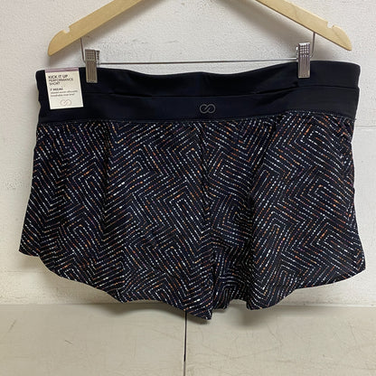 CÙALIA Women's Kick It Up Performance Short LG Mark Making Black WAX12261PRT