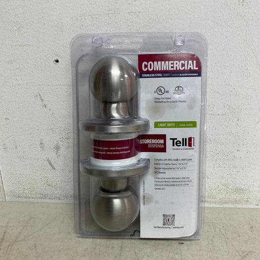 Tell Manufacturing KT2186 Empire Satin Stainless Steel Keyed Entry Door CL501704