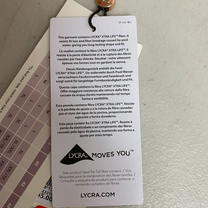 Calia WomensTriangle Cross Back Top Blue  Solid Stylish Trendy WSA22219R