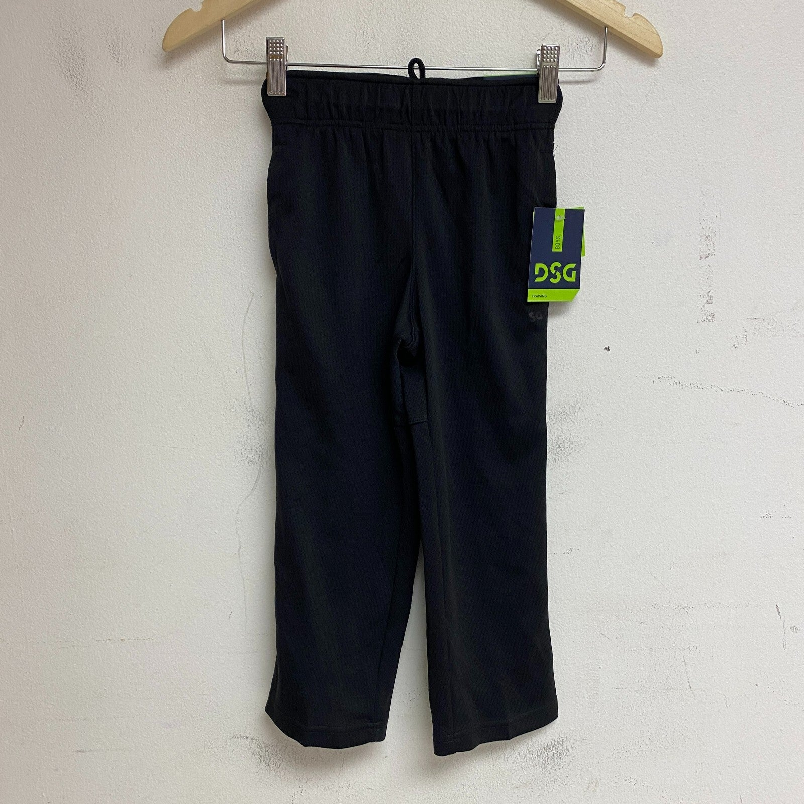 DSG Boys Mesh Training Pant Pure BLack Solid DAB11105