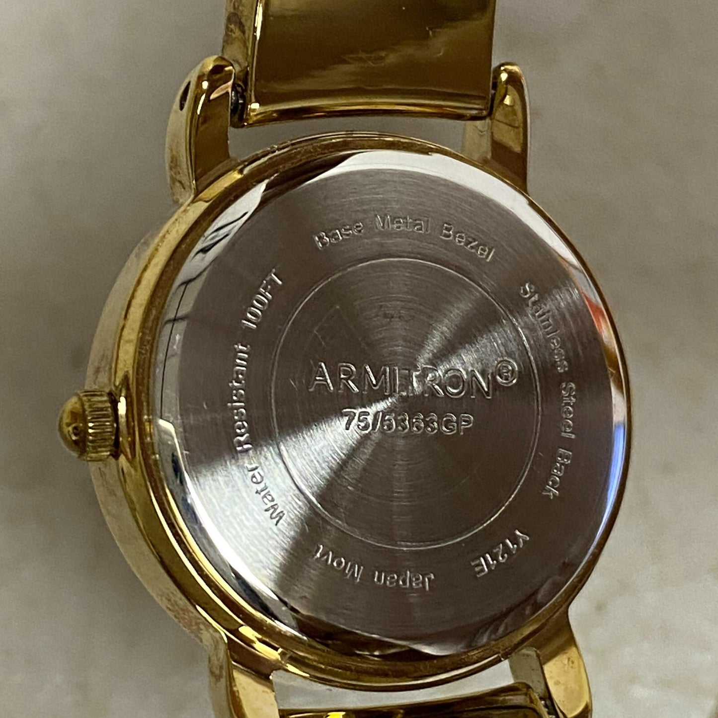 Armitron Women's Genuine Crystal Accented Watch 75/5363GP